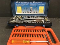 40-Piece Socket Wrench Set and a 28-piece