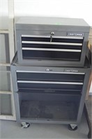 Craftsman Stackable 2 pc Tool Box Great Condition