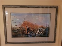 Duck Hunting Framed art print 26"×35"
