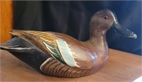 Ducks unlimited Wooden duck. 10"×4½"×5"
