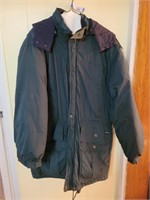 Mighty Mac jacket with stow away hood. Size M.