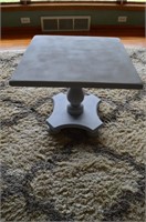 Side Table Painted with Grey Chalk Paint 16"