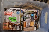 Tote full of Handyman Magazines