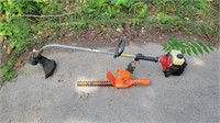 Yard Machines weed whip and B&D hedge trimmer