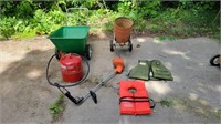 Group of outdoor items