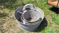 Wash tub, Bucket and watering can