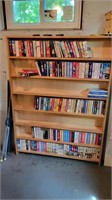 Bookshelf and books