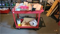 Shop cart with accessories