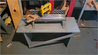 Miter saw on stand