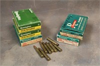 Assorted 30-06, .280 Remington Ammo & Brass