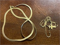 (2) 14K Necklaces