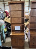 Ethan Allen Cabinet w/ Bookshelf