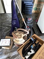 Shop Vac & 2 Sweepers