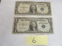 Silver Certificates (Lot Of 2)