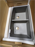 Karran Grey Quartz Sink (32-1/2" x 19-1/2" x 9")