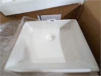 Kraus Karran White Ceramic Bathroom Sink -
