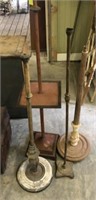 GROUP OF FLOOR LAMP BASES