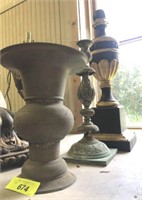 URN, LAMP BASE, CANDLE STICK HOLDER