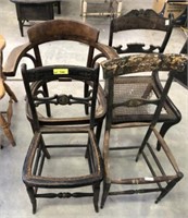 GROUP OF CHAIR FRAMES