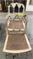 PAIR OF CANE BOTTOM CHAIRS