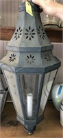 HANGING POST STYLE  LAMP 32”