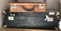 PICNIC TRAVEL SET AND LEATHER BRIEF CASE