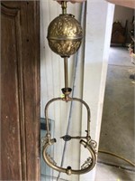 BRASS HANGING OIL LAMP PARTS