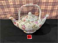 Double Spouted Teapot Floral