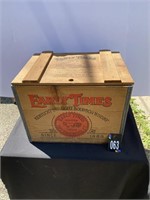 Early Times Kentucky Straight Burbon Crate