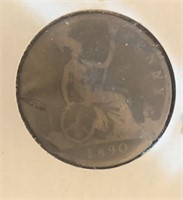 1890 Great Britain One Penny