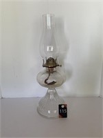 Oil Lamp with Hurricane Shade