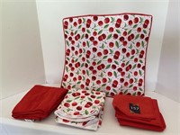 New Cherry Towels & Drying Mat