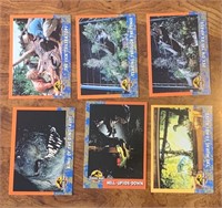Six 1993 Jurassic Park Cards