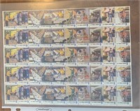 Sheet of Fifty 8c US Postal Service Stamps