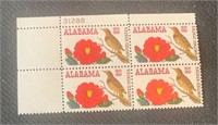 Four 5c Alabama Postage Stamps