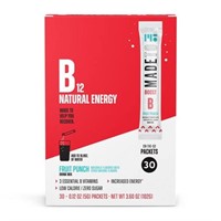 3 Boxes MadeTo B12 Natural Energy Packets