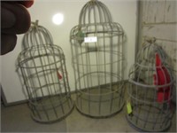 Set of Three Nesting Birdcages