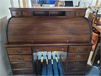 VINTAGE ROLL TOP DESK