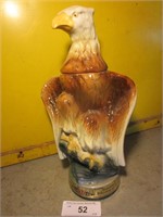 Jim Beam Ceramic Eagle Decanter