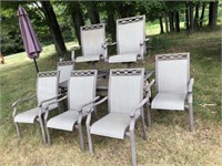 10 PIECE PATIO SET & RUG