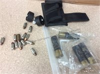 Bag of ammo mostly 380 and a  speed loader fit a