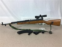 Norinco SKS 7.62x39 rifle with Simmons scope, 2