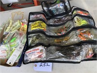 CABELA'S CASE WITH ASSORTMEN OF FISHING LURES