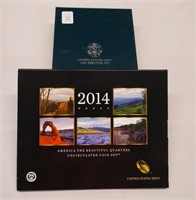 1990 Prestige Proof Set; 2014 America The