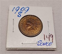 1909-S Indian Cent G-Cleaned