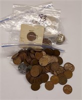 105 Wheat Cents; Misc. U.S. (Some Culls)