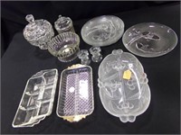 Glass Pieces, Fish Design Plates (1 box)