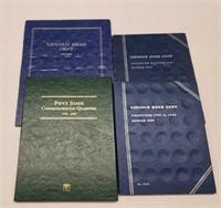 3 Lincoln Books (120 Pieces); State Quarter Book
