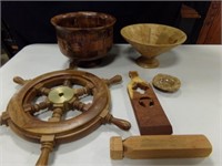 Wood Bowls, Décor, Whistle (6)