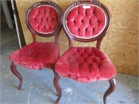 Set of Gorgeous Ornate Parlor Chairs